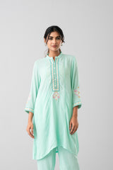 Smart Fit Embroidered Viscose Ethnic Kurti