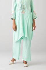Relaxed Fit Viscose Ethnic Pants