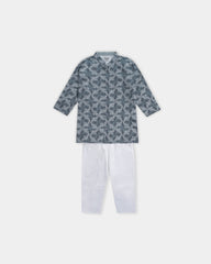 Newborn Boys' Panjabi Set (0-6 Months)