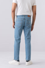 Straight Fit Sky Blue Jeans