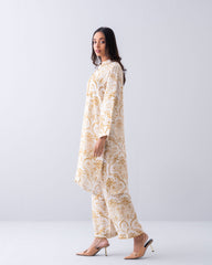 Relaxed Fit Printed Two-Piece Ethnic Set