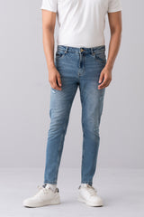 Carrot Fit Blue Jeans