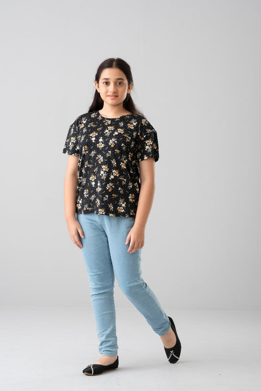 Junior Girls Knit Fashion Top (10-14 Years)