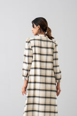 Checkered Long Dress - Mystika