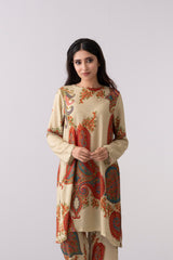 Smart Fit Digital Printed Two-Piece Ethnic Set