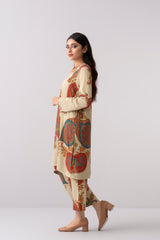Smart Fit Digital Printed Two-Piece Ethnic Set