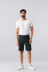 Slim Fit Solid Shorts