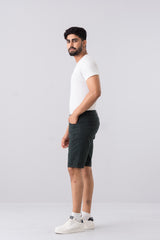 Slim Fit Solid Shorts
