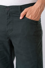 Slim Fit Solid Shorts