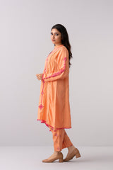 Relaxed Fit Embroidered Two-Piece Ethnic Set