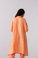 Relaxed Fit Embroidered Two-Piece Ethnic Set