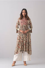 Smart Fit Embroidered One-Piece Ethnic Kurta