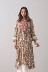 Smart Fit Embroidered One-Piece Ethnic Kurta