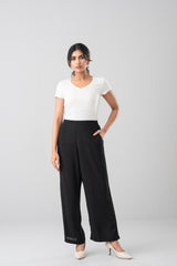Relaxed Fit Viscose Ethnic Pants