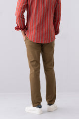 Regular Fit Solid Chinos
