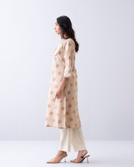 Smart Fit Printed One-Piece Ethnic Kurta