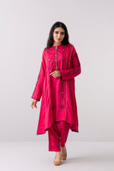 Relaxed Fit Embroidered Two-Piece Ethnic Set