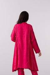 Relaxed Fit Embroidered Two-Piece Ethnic Set