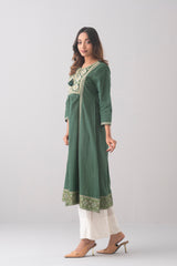 Smart Fit One-Piece Printed Ethnic Kurta