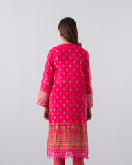 Smart Fit Printed Two-Piece Lawn with Silk Dupatta