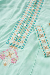 Smart Fit Embroidered Viscose Ethnic Kurti