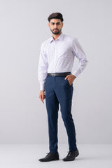 Slim Fit Dobby Texture Formal Pant