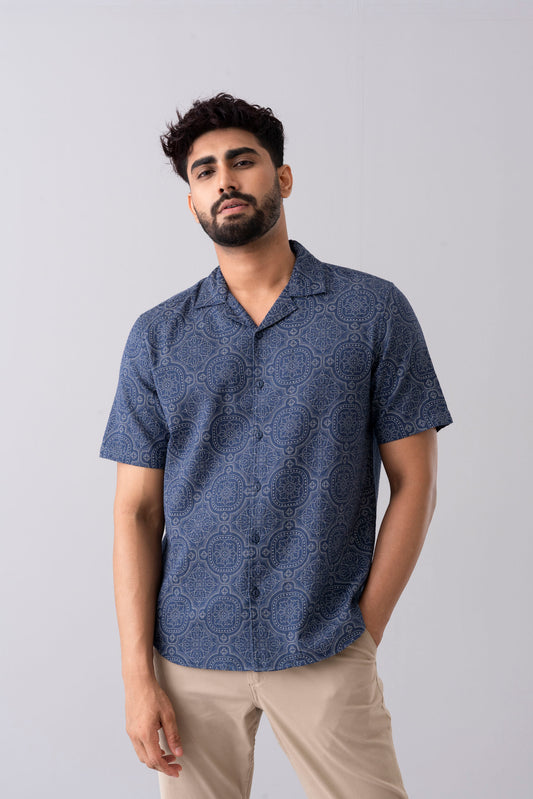 Regular Fit Printed Casual Shirt