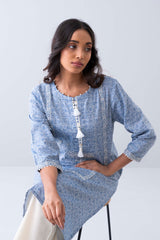 Smart Fit Embroidered One-Piece Ethnic Kurta