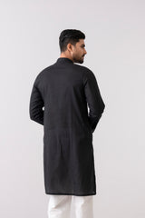 Regular Fit Embroidered Semi-Formal Panjabi