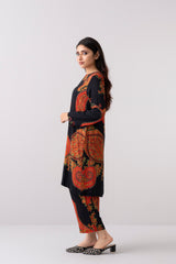 Smart Fit Digital Printed Two-Piece Ethnic Set