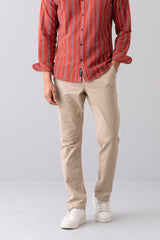 Regular Fit Solid Chinos