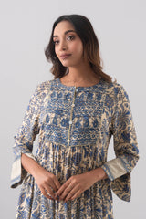 Smart Fit Embroidered One-Piece Ethnic Kurta