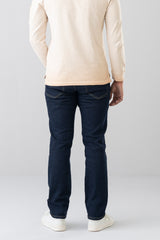 Straight Fit Raw Jeans