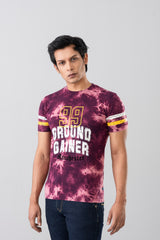 Regular Fit Tie-Dye Printed T-Shirt