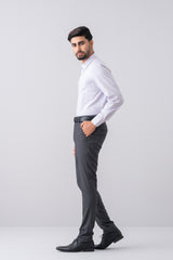 Slim Fit Dobby Texture Formal Pant