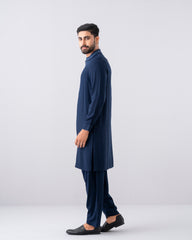 Regular Fit Embroidered Semi-Formal Kabli Set