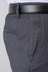 Slim Fit Dobby Texture Formal Pant