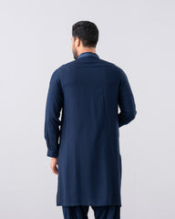 Regular Fit Embroidered Semi-Formal Kabli Set
