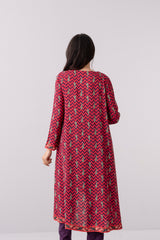 Smart Fit Embroidered Viscose Ethnic Kurta