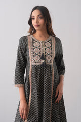 Smart Fit One-Piece Printed Ethnic Kurta