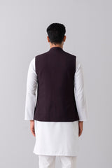 Regular Fit Embroidered Formal Waistcoat