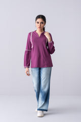 Relaxed Fit Short-Length Knit Top