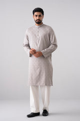 Regular Fit Embroidered Semi-Formal Panjabi