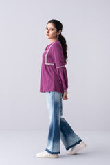 Relaxed Fit Short-Length Knit Top