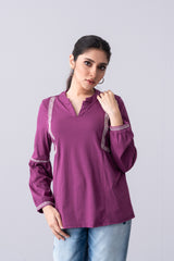 Relaxed Fit Short-Length Knit Top