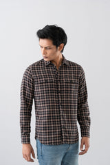 Regular Fit Checkered Casual Shirt