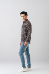 Regular Fit Checkered Casual Shirt