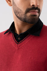 Regular Fit Single Jersey Sweater Vest