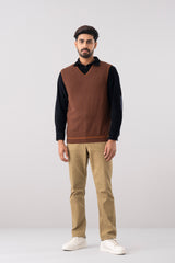 Regular Fit Single Jersey Sweater Vest