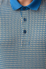 Regular Fit Jacquard Mercerised Polo Shirt